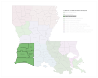 LA Regional Map Calcasieu Region